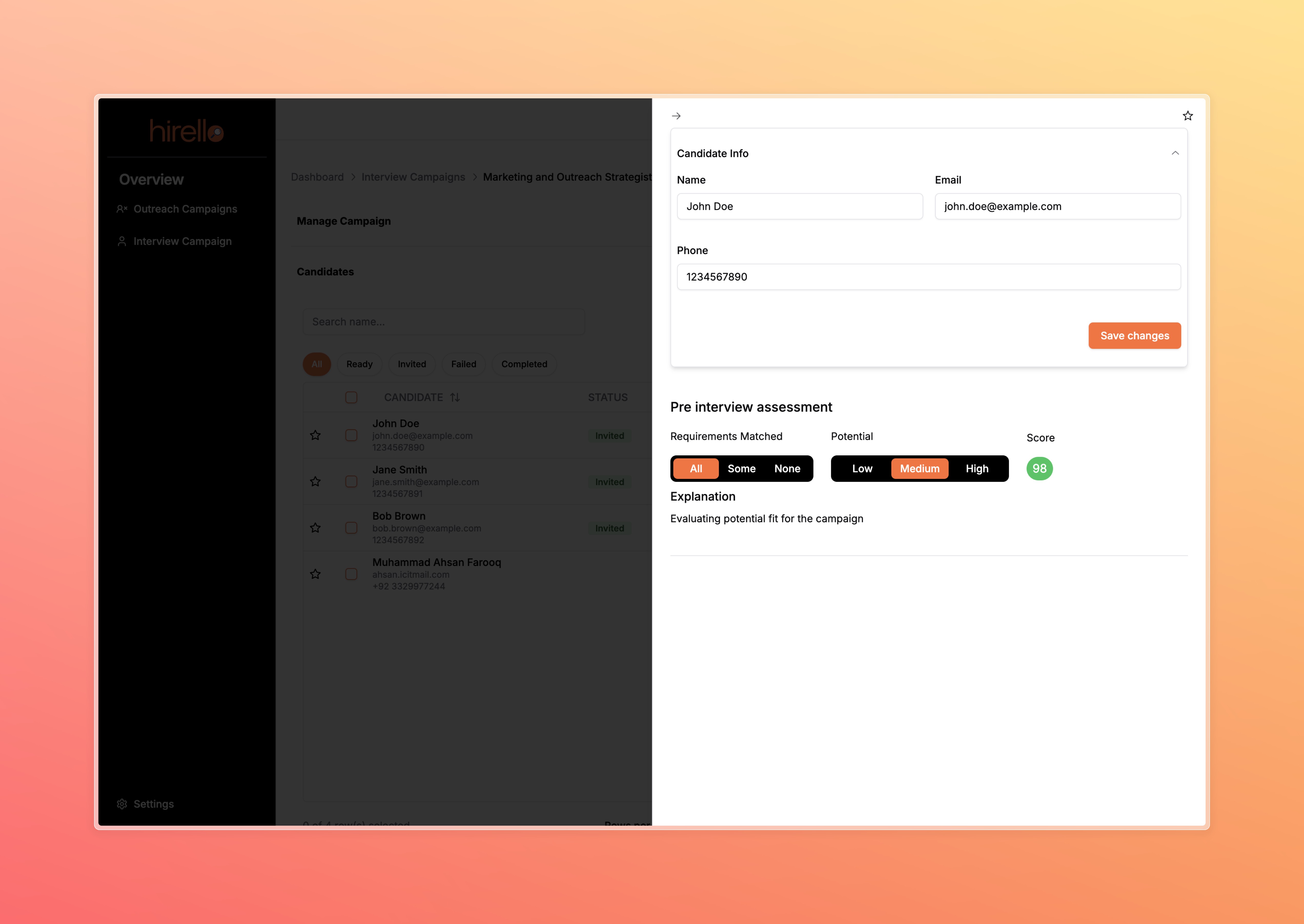 Hirello.ai screenshot 2