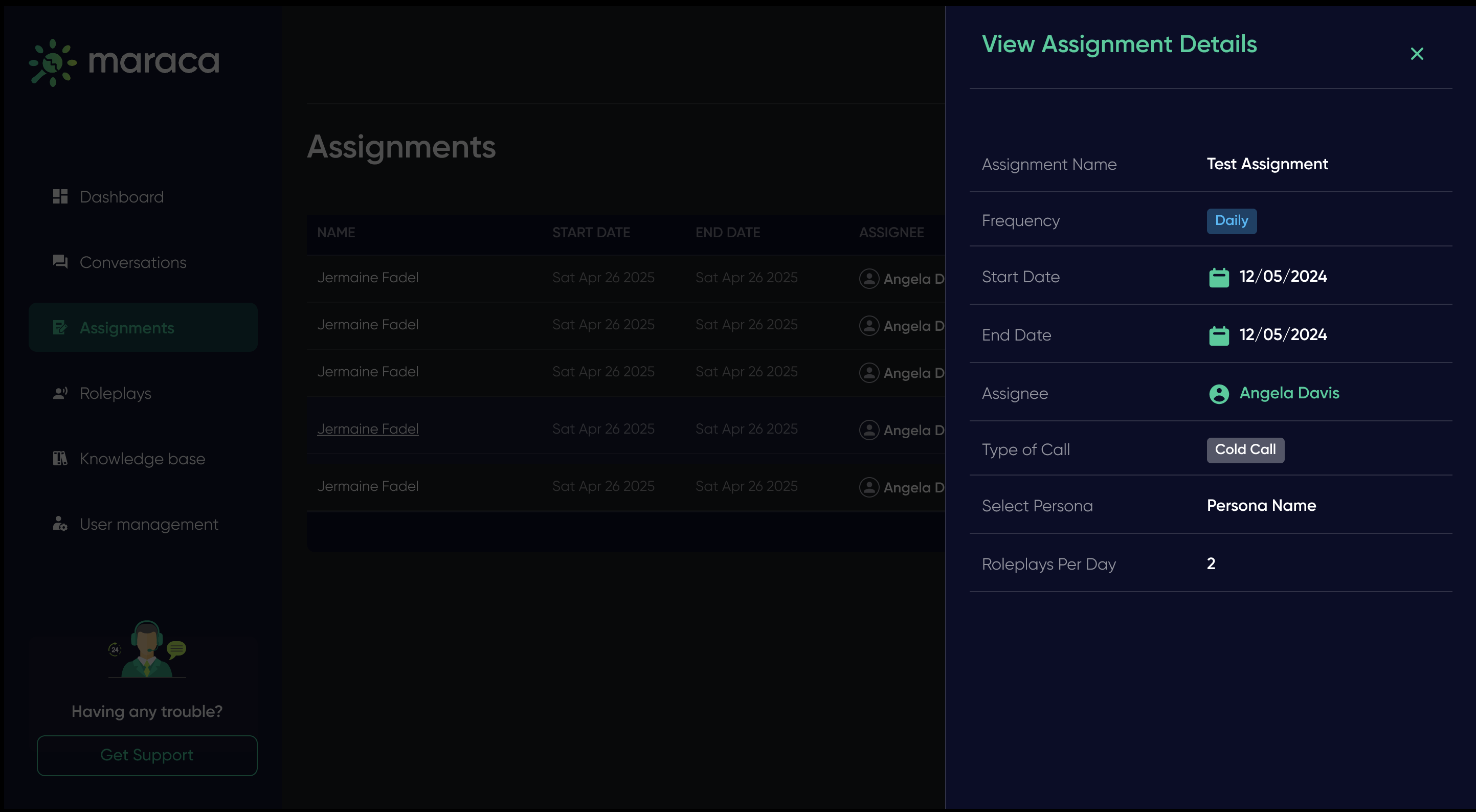Maraca screenshot 2