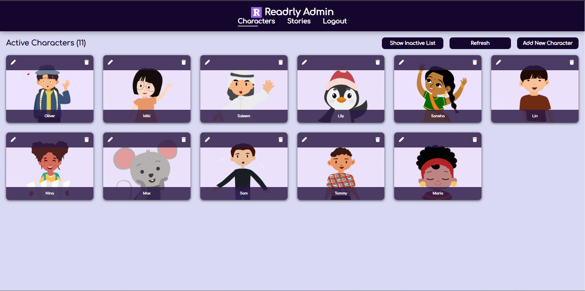 Readrly Admin Panel