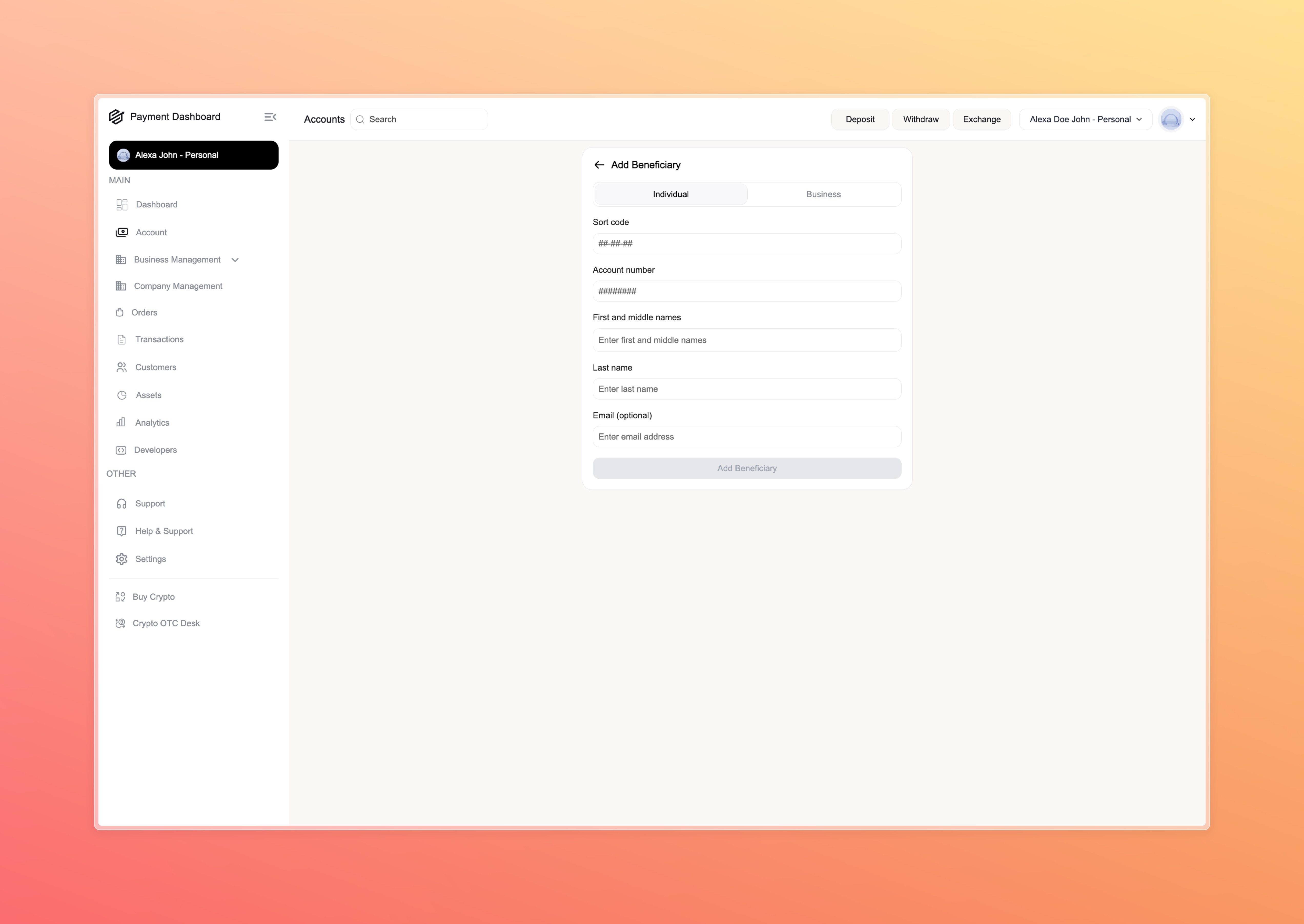 ThirteenX screenshot 2
